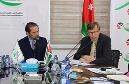 Prince Mired and German embassador disscuss the preparation for the Global Disability Summit 2025